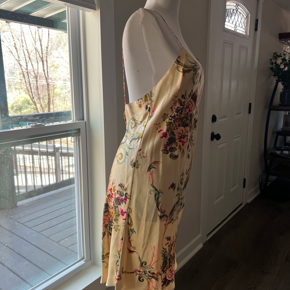 Victoria's Secret Silk Floral Slip Dress - Picture 9 of 13